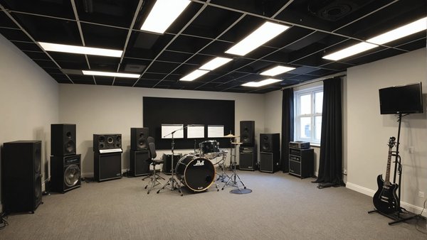 Quelle solution acoustique pour un plafond de salle de répétition musicale en sous-sol?